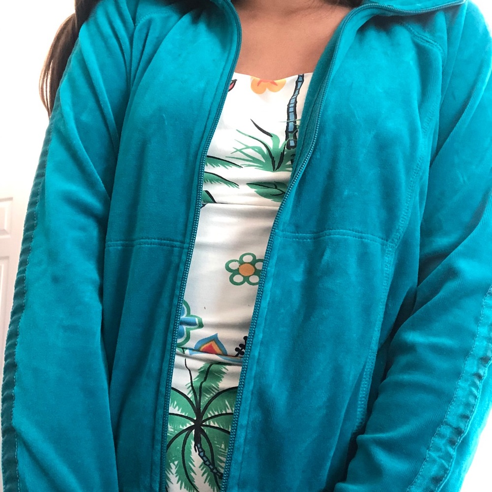 vintage jacket/ same as mean girl jacket but blue
